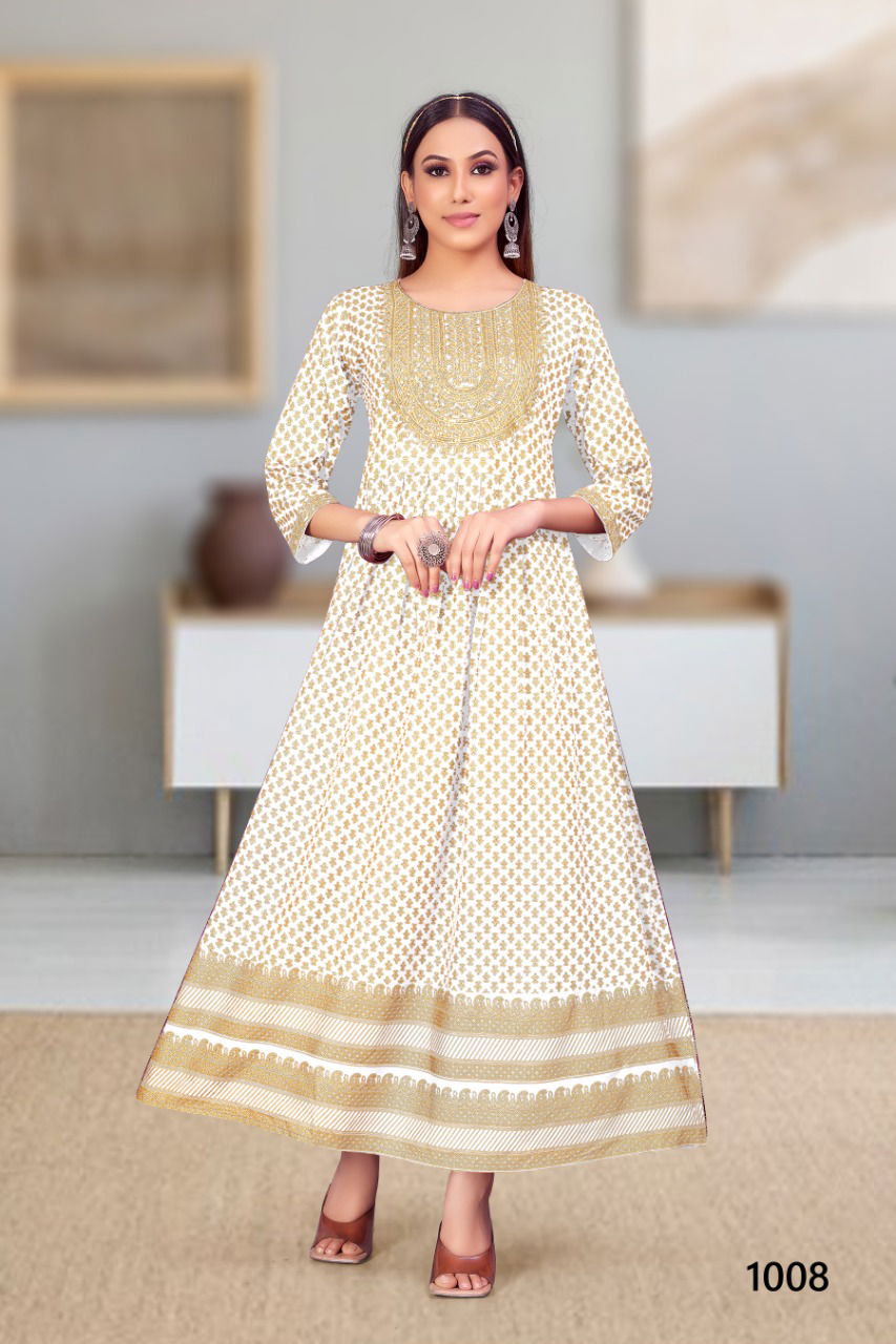 Jinesh Nx Mitali Fancy Wear Wholesale Anarkali Kurti Catalog
